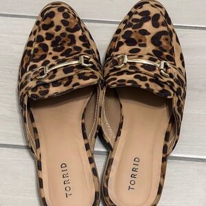 Torrid Faux Suede Loafer Mule WIDE WIDTH